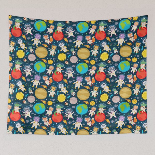 Item preview, Animal Astronout In Space Cute Kids Pattern designed and sold by PatternTale.