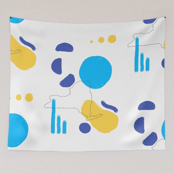 Item preview, NYS Blue Tone Abstract  designed and sold by Rowan-artist.
