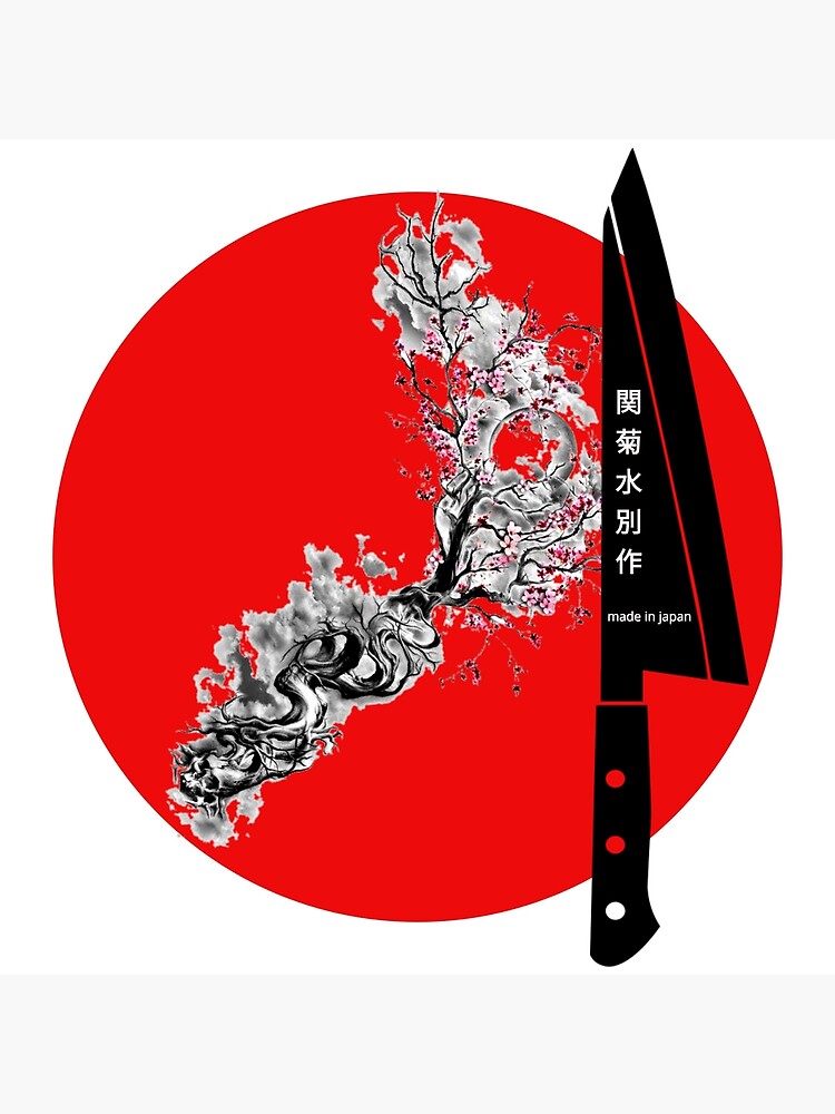 "japanese knife" Poster for Sale by khalisama Redbubble