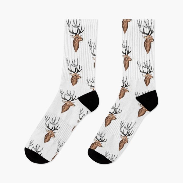 Item preview, Watercolour stag deer illustration  designed and sold by Elliezart.