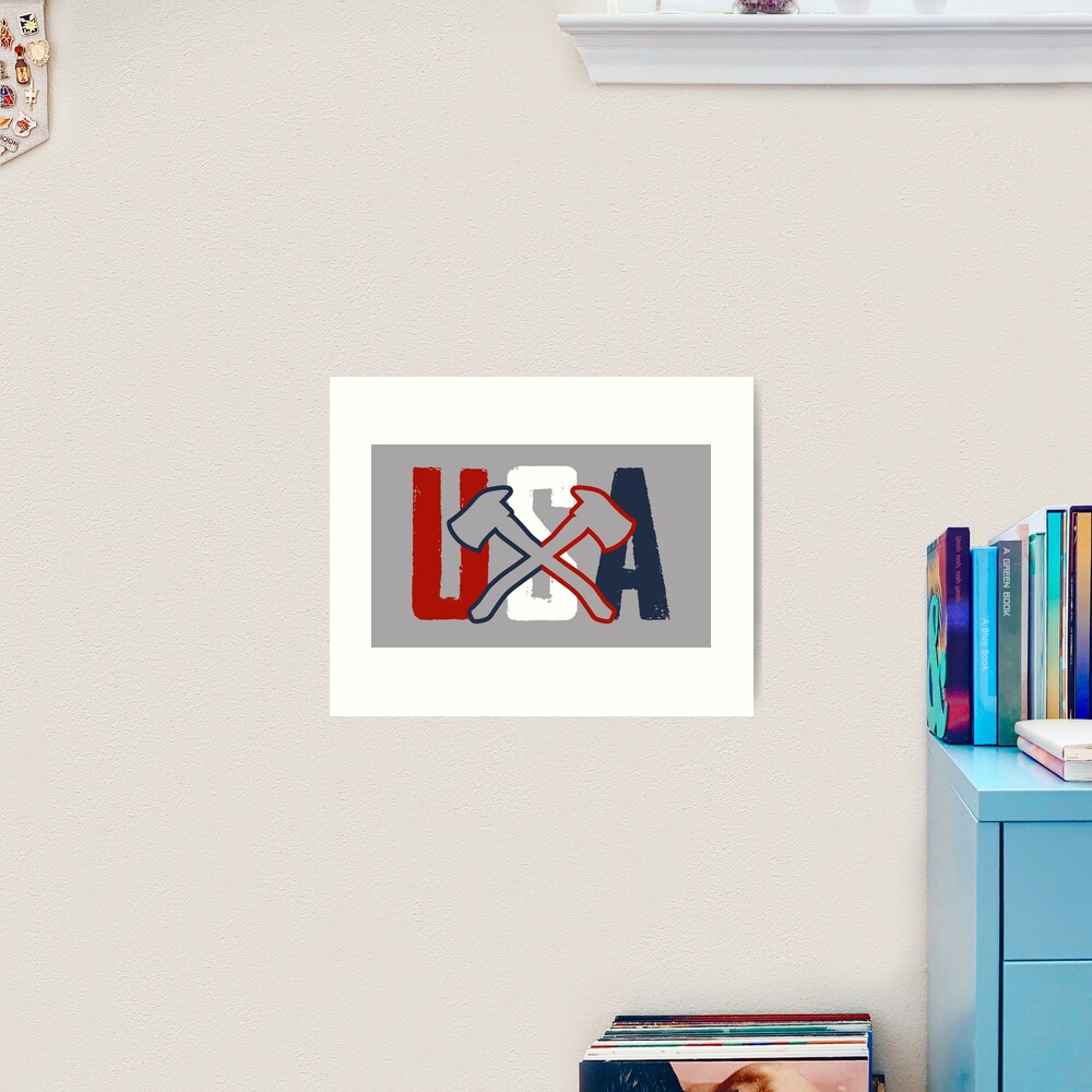 USA Axe Art Print