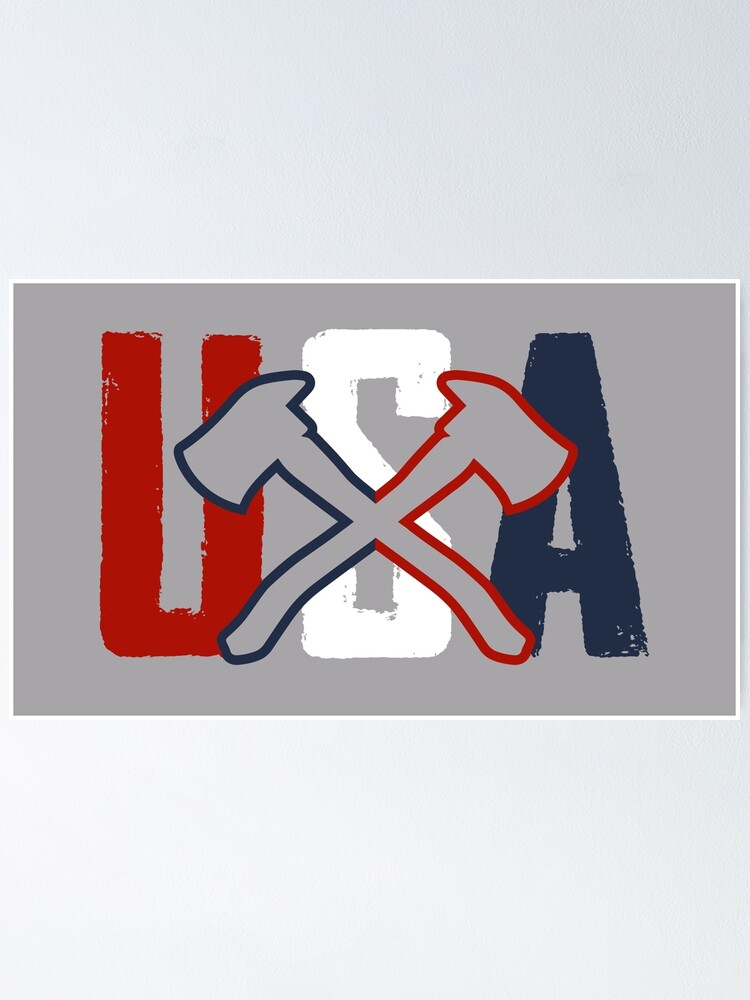 Alternate view of USA Axe Poster