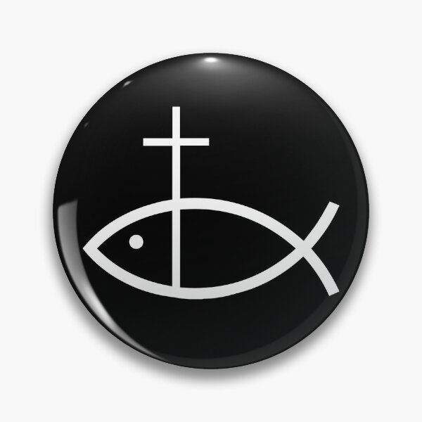 Item preview, Jesus Fish Christian Faith Symbol Ichthys Ichthus Emblem  designed and sold by Vanover Designs.