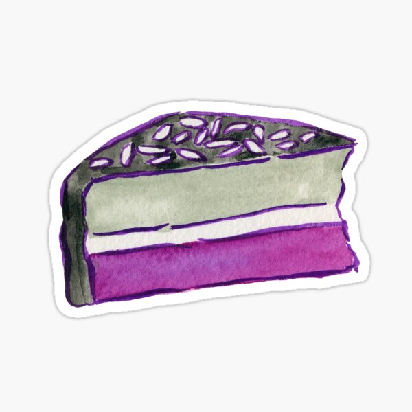 Ace Cake Asexual Flag Cake Sticker For Sale By Laurajanekirton Redbubble 8133