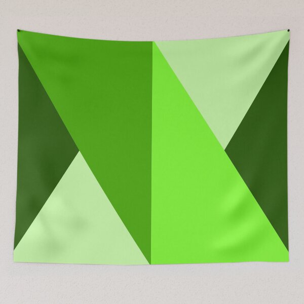 Item preview, Geometric Triangle Design Pattern_Summer_green designed and sold by Brontorino.
