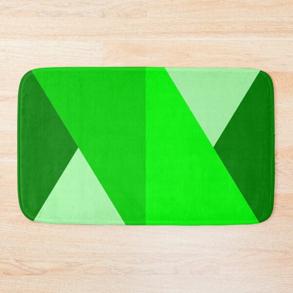 Item preview, Geometric Triangle Design Pattern_Summer_shiny green designed and sold by Brontorino.