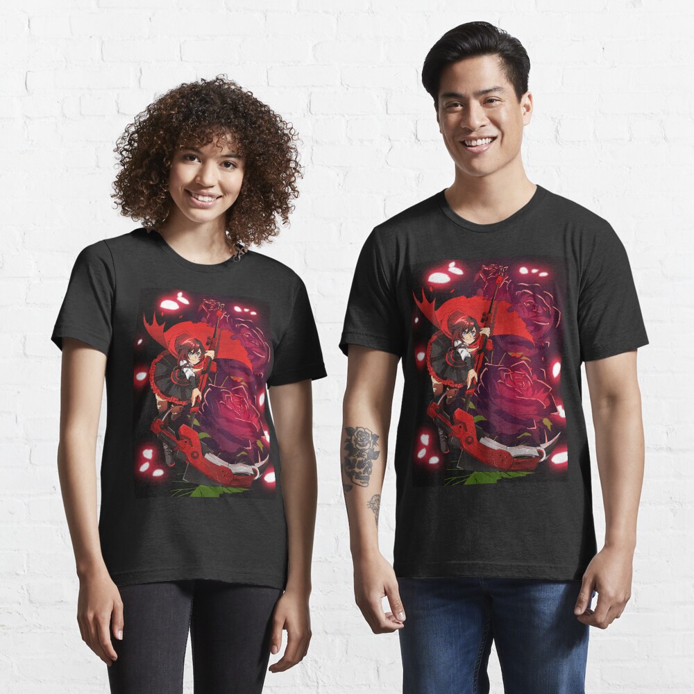 Ruby and Crescent Rose Essential T-Shirt