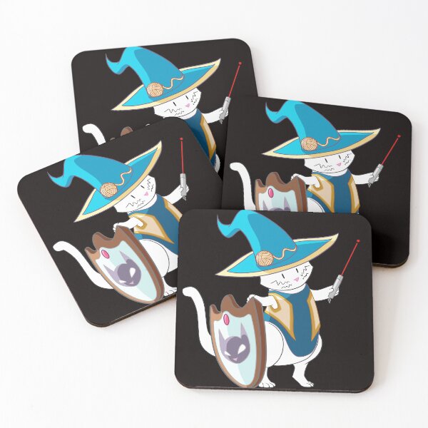 Item preview, Warrior Witch Cat in Blue designed and sold by Kitties By Kelci.