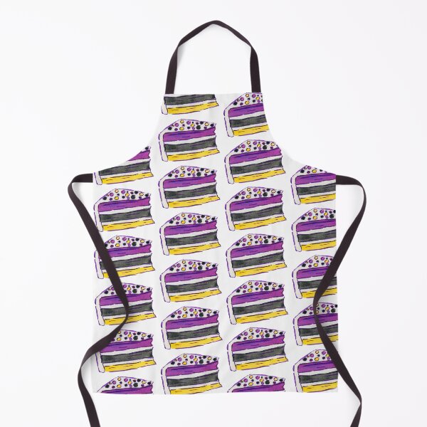 Item preview, Nonbinary Cake // Nonbinary Pride Flag designed and sold by Laura Jane Kirton.