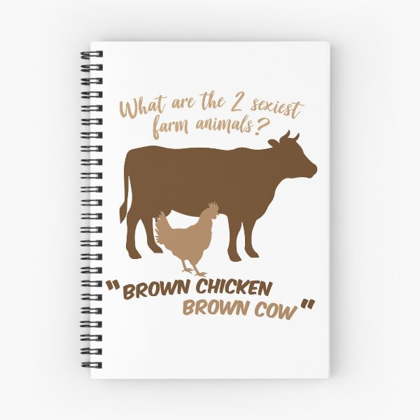 Item preview, Brown chicken brown cow designed and sold by BBQSNAKE.