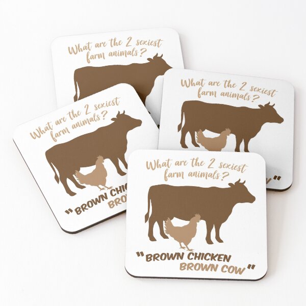 Item preview, Brown chicken brown cow designed and sold by BBQSNAKE.