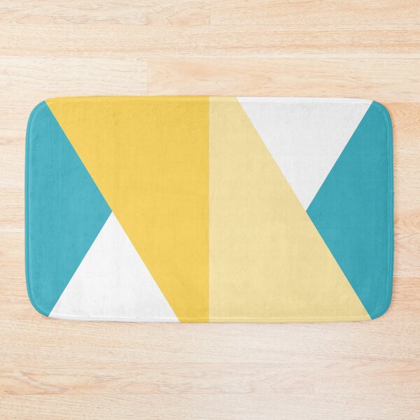 Item preview, Geometric Triangle Design Pattern_Summer_yellow_turquoiseuoiseuoise designed and sold by Brontorino.