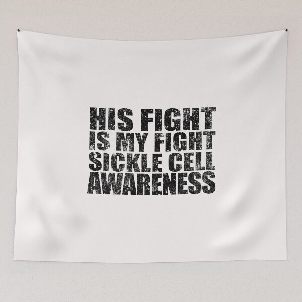 Item preview, His Fight Is My Fight Sickle Cell Awareness - Iron Deficiency Anemia designed and sold by Teeses.