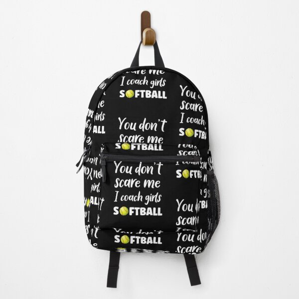 Item preview, You Don't Scare Me I Coach Girls Softball designed and sold by SportyDogShop.