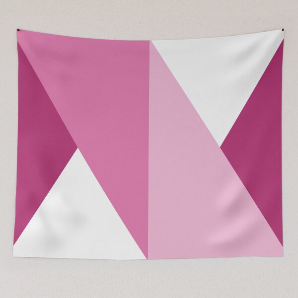 Item preview, Geometric Triangle Design Pattern_Summer_raspberry designed and sold by Brontorino.