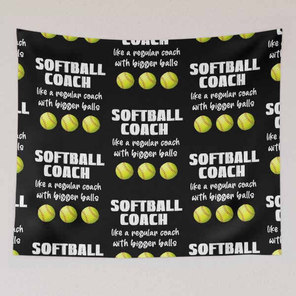 Artikelvorschau, Softballtrainer, Trainergeschenk entworfen und verkauft von SportyDogShop.