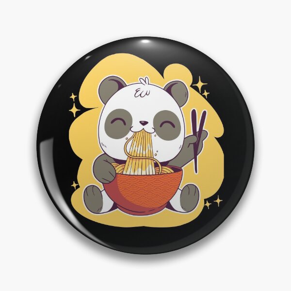 Item preview, Cute Panda eating Ramen designed and sold by TamGustam.