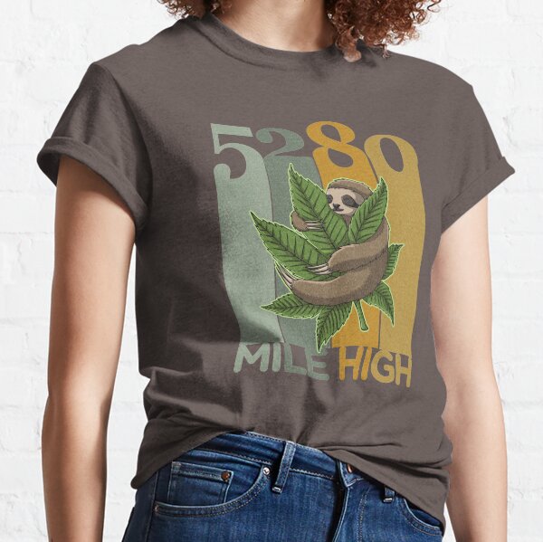 5280 mile high sloth Classic T-Shirt