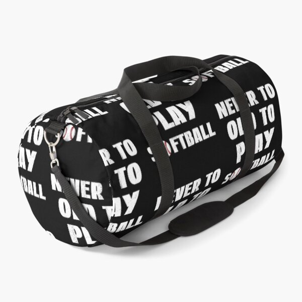 Item preview, Never To Old To Play Softball, Softball Coach designed and sold by SportyDogShop.