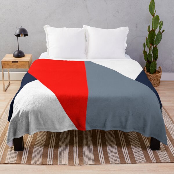 Item preview, Geometric Triangle Design Pattern_Summer_navy blue_red_grey designed and sold by Brontorino.