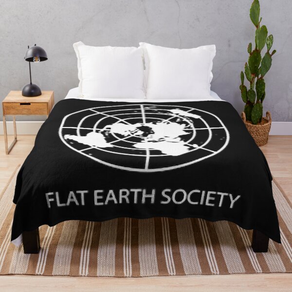 Item preview, Flat Earth Society - Breast pocket logo - Earth Map designed and sold by marishasemlerx.