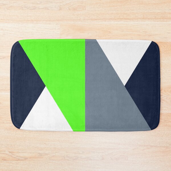 Item preview, Geometric Triangle Design Pattern_Summer_navy blue_green_grey designed and sold by Brontorino.