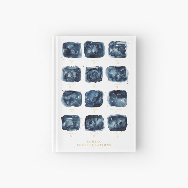 Zodiac Constellation Hardcover Journal
