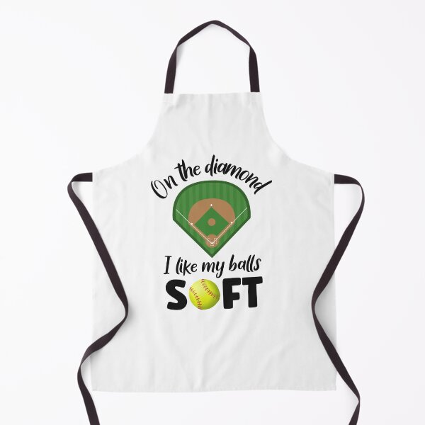 Item preview, On The Diamond I Like My Balls Soft, Softball designed and sold by SportyDogShop.