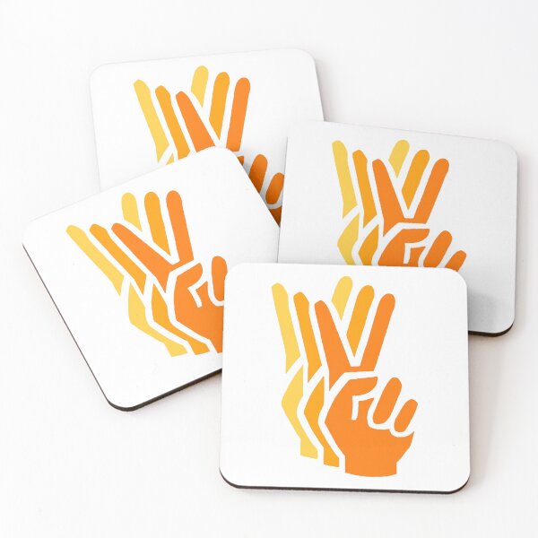 Item preview, Peace signs yellow and orange designed and sold by ViviensWorld.