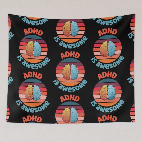Item preview, ADHD Is Awesome designed and sold by SportyDogShop.