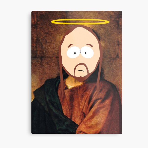 South Park Jesus Metal Print