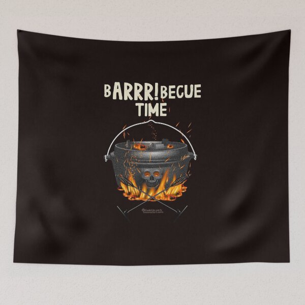 Item preview, Dutch Oven T-Shirt BARRR! Becue designed and sold by Spassprediger.