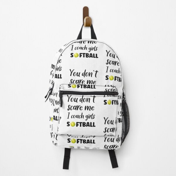 Item preview, You Don't Scare Me I Coach Girls Softball designed and sold by SportyDogShop.