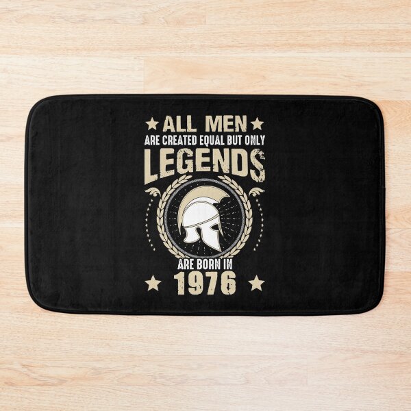 Item preview, All Man Are Created Equal But Only Legends Are Born In 1976 designed and sold by Qudkin.