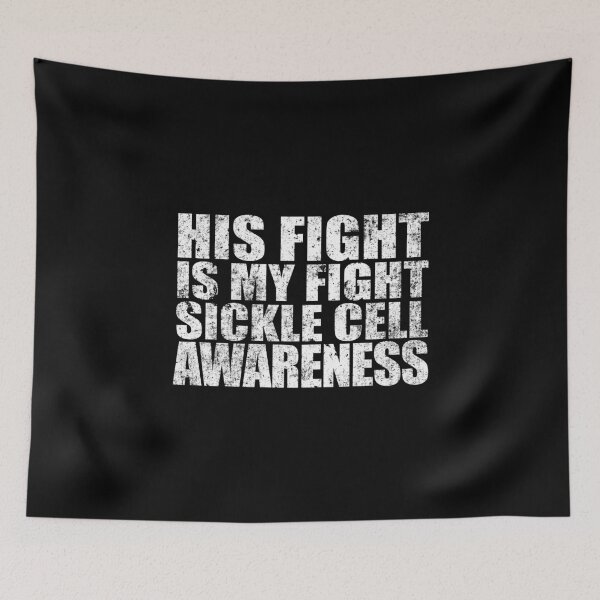 Item preview, His Fight Is My Fight Sickle Cell Awareness - Iron Deficiency Anemia designed and sold by Teeses.