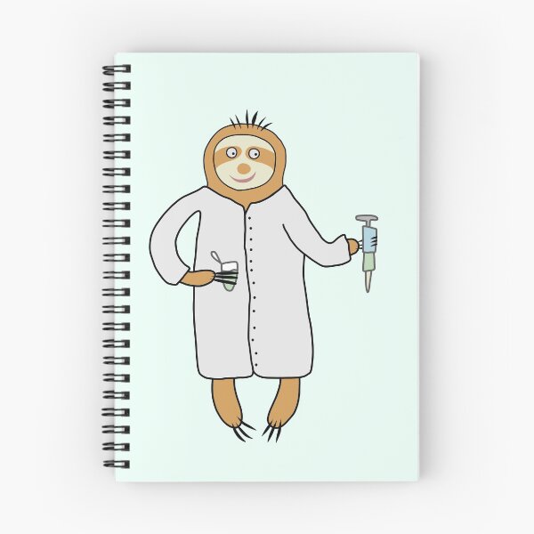 Item preview, Cute Sloth in a Lab Doing a PCR designed and sold by fogoosherie.