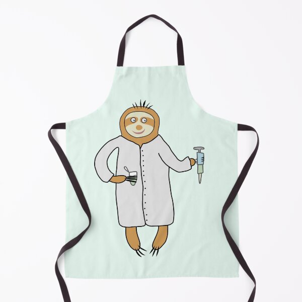Item preview, Cute Sloth in a Lab Doing a PCR designed and sold by fogoosherie.