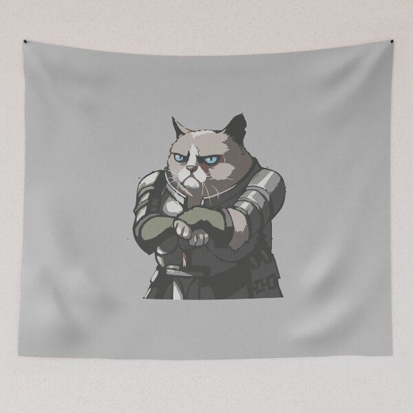Item preview, cat in armor designed and sold by mexikoz.