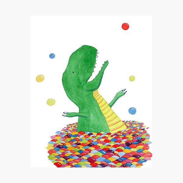 Tyrannosaurus just wants to have fun Photographic Print