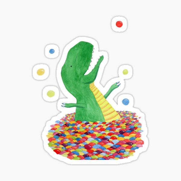 Tyrannosaurus just wants to have fun Sticker