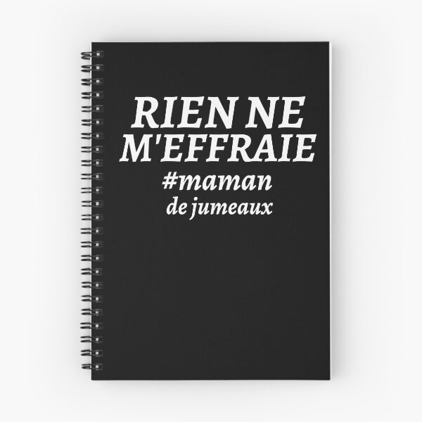 Item preview, Rien ne m'effraie, maman de jumeaux designed and sold by Smileycreation.