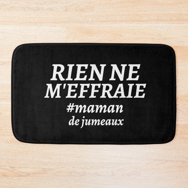 Item preview, Rien ne m'effraie, maman de jumeaux designed and sold by Smileycreation.
