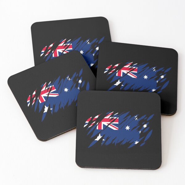 Item preview, Ripped Australia Flag designed and sold by TwistedEarth.