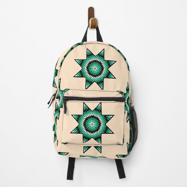 Item preview, Mint Green / Cream / Black Native American StarQuilt Design designed and sold by JMWCD.