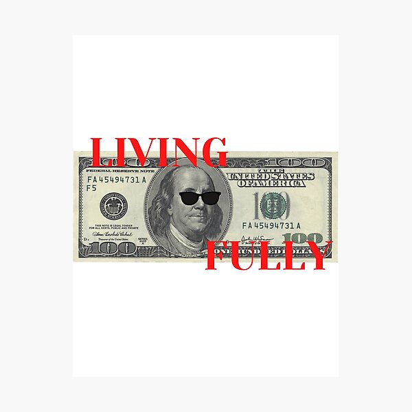Item preview, LIVING FULLY .1 designed and sold by wonderfloral.