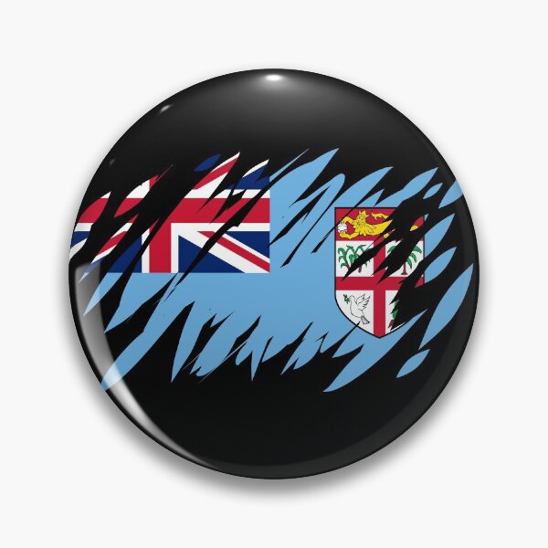 Item preview, Ripped Fiji Flag designed and sold by TwistedEarth.