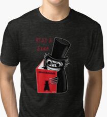 Read a Book with Mr. Babadook Tri-blend T-Shirt