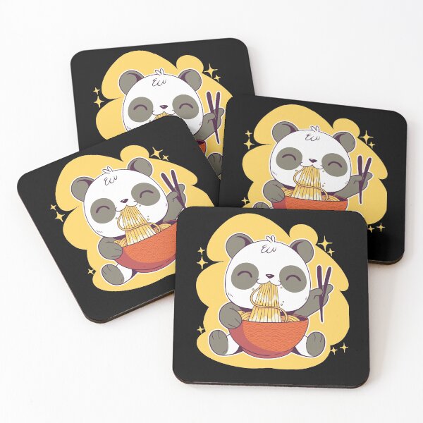 Item preview, Cute Panda eating Ramen designed and sold by TamGustam.