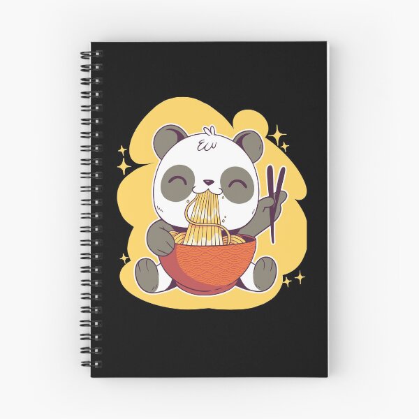 Item preview, Cute Panda eating Ramen designed and sold by TamGustam.