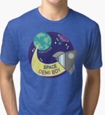 Space Demi Boy T-shirt chiné